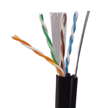 Cáp LAN CAT5E UTP 25AWG 4PRS – PE – SS (St1.0mm) – VCOM