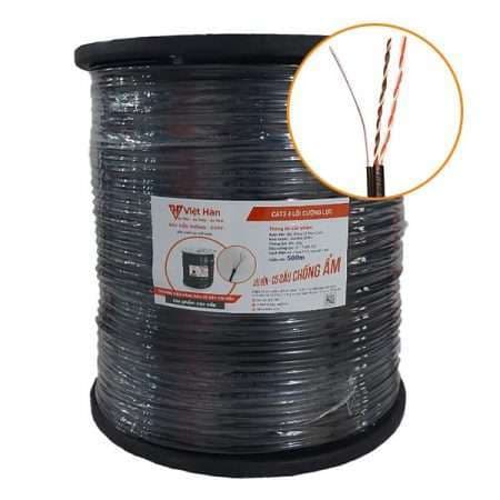 Cáp mạng CAT3 4 lõi kèm cường lực 26AWG LS-DVH – PVC