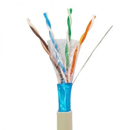 Cáp mạng Cat5E FTP Vcom 24AWG 4PRS – PVC