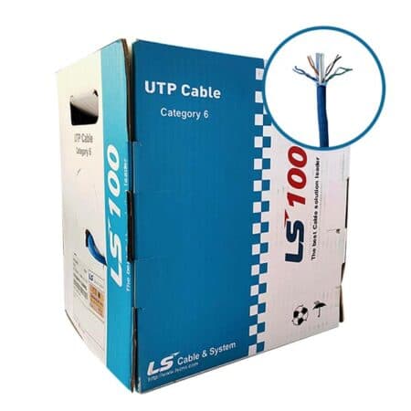 Cáp mạng LS CAT6 UTP, 24AWG – Cuộn 100M