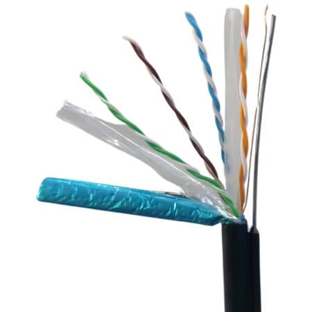 Cáp mạng Vcom Cat6 FTP 24AWG 4PRS- PE – SS (ST 1.0mm)