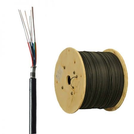 Cáp quang 96Fo Singlemode luồn ống, có lớp kẽm, chống gặm nhấm, côn trùng