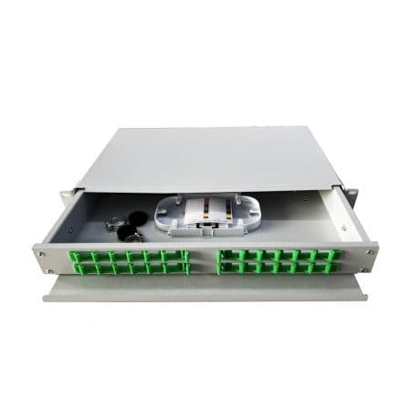 Hộp phối quang ODF 12Fo-24Fo rack trượt