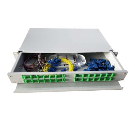 Hộp phối quang ODF 24Fo SC/UPC rack trượt