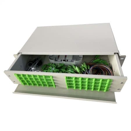 Hộp phối quang ODF 48Fo SC/APC rack trượt
