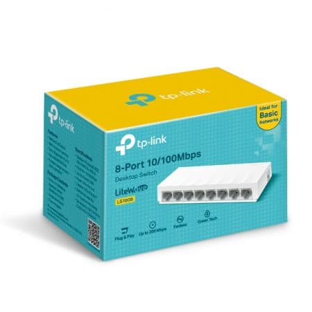 Switch 8 Port TP-Link LS1008 – Switch để bàn 8 cổng