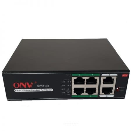 Switch PoE 4 Port Onv H1064PLS + 2 Uplink