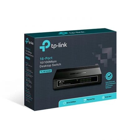 TP-Link TL-SF1016D – Switch chia mạng 16 cổng 10/100Mbps