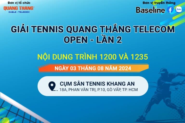 Giải Tennis Quang Thắng Telecom Open – Lần 2