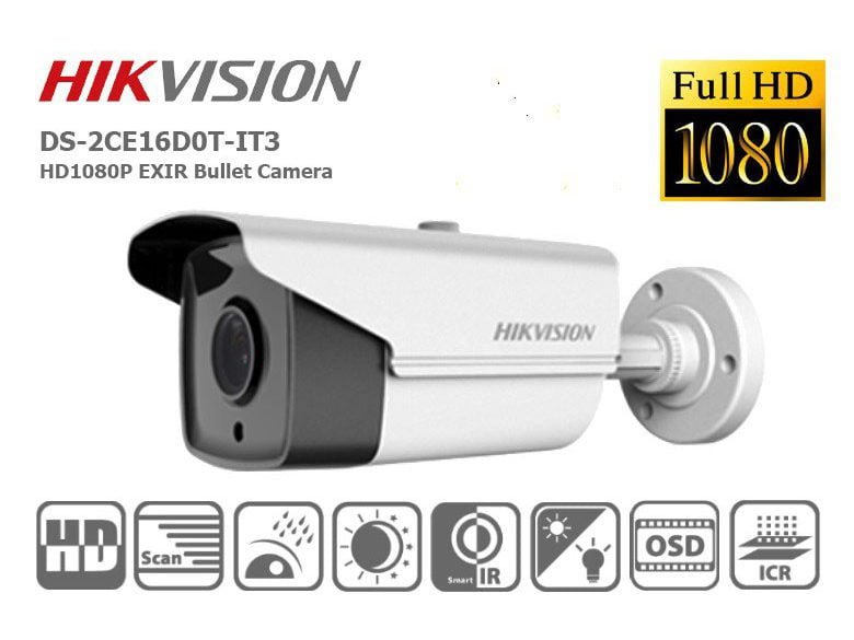 Camera quan sát analog HDTVI 2Mp HIKVISION DS-2CE16D0T-IT3