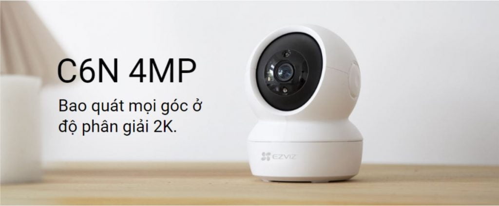 Camera Wifi không dây EZVIZ 4MP CS-C6N-D0-8B4WF