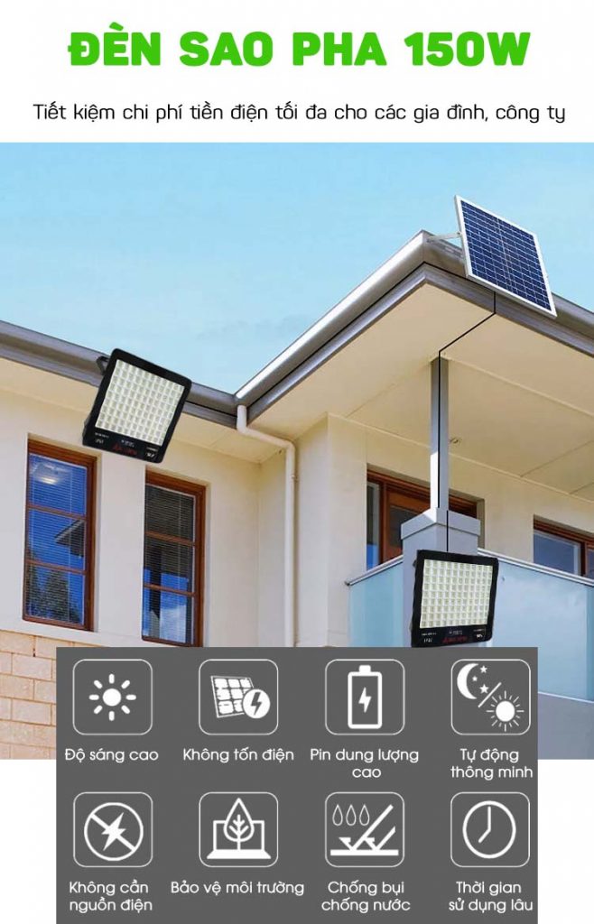 Đèn năng lượng mặt trời 150W Angel Lighting