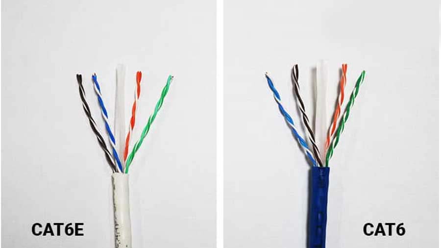 So sánh cáp mạng Cat5e và Cat6