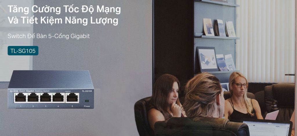 Switch chia mạng 5 cổng TP-Link TL-SG105